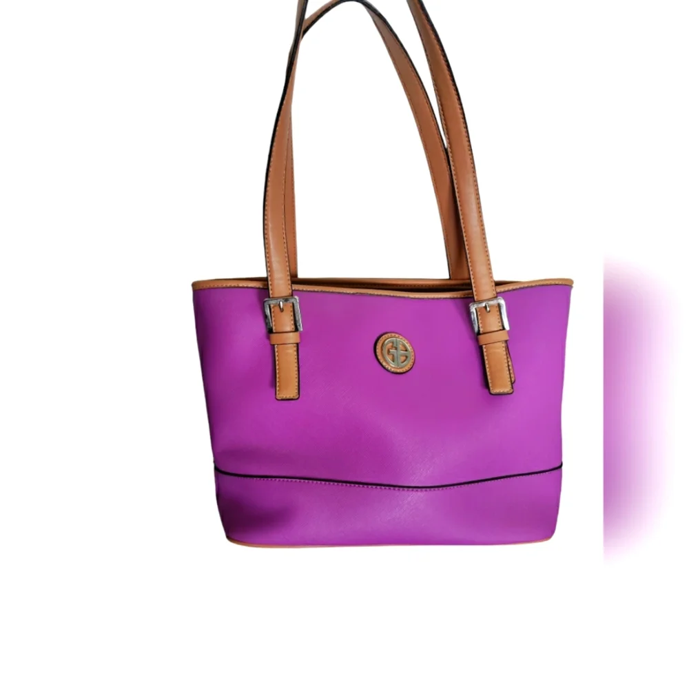 Giani Bernini Saffiano double handle shoulder bag - Picture 2 of 5